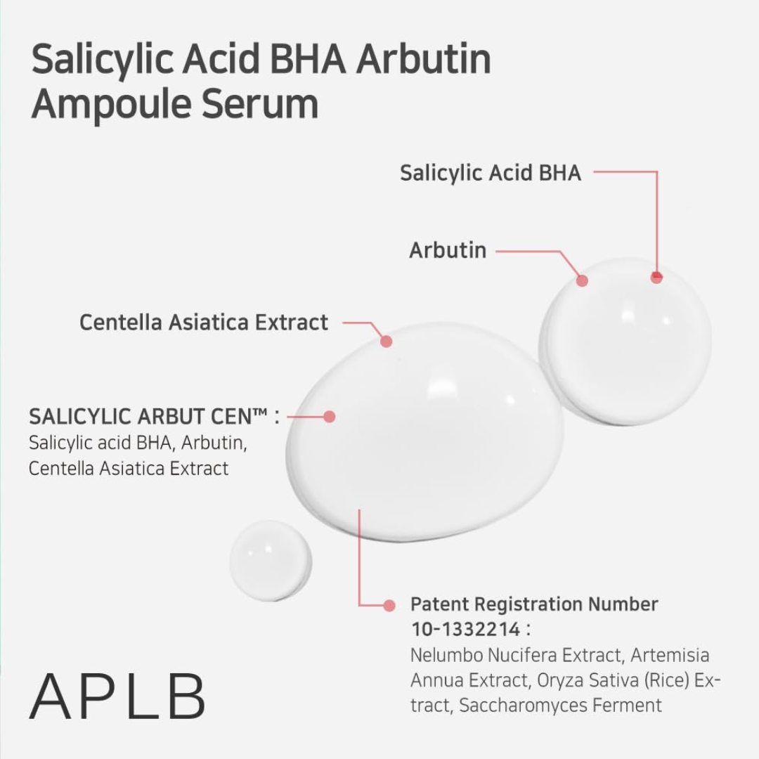 APLB Salicylic Acid BHA Arbutin Ampoule Serum 40ml