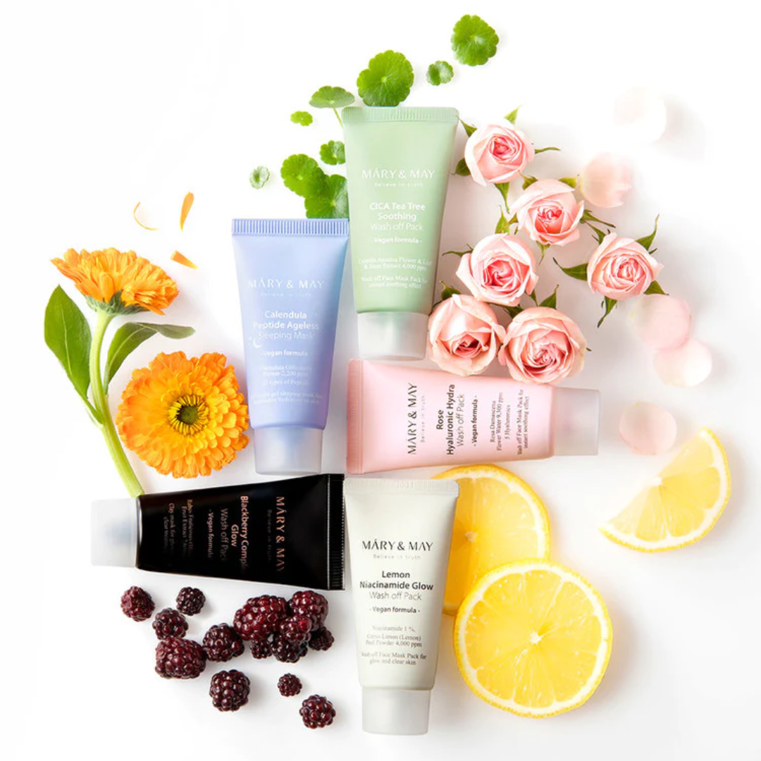 MARY & MAY Cica Tea Tree Soothing Wash Off Mask Pack 30g