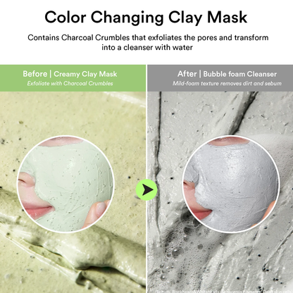 ABIB Pore Clay Pack Cleanser Heartleaf Charcoal Foam 120ml