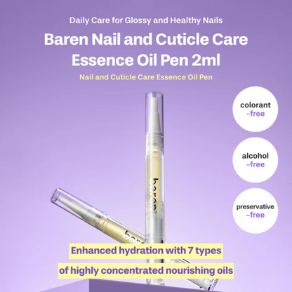 BAREN Nail and Cuticle Care Essence Oil Pen 2ml