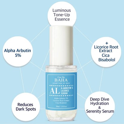 COS DE BAHA (AL) Alpha Arbutin 5% Licorice Serum 30ml