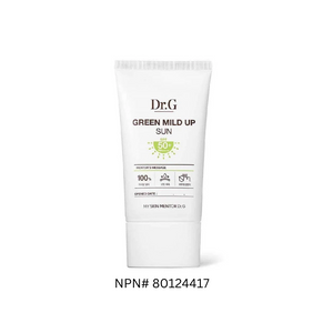 DR.G GREEN Mild Up Sun Cream provides gentle yet effective sun protection with its mineral-based formula featuring Zinc Oxide. Infused with soothing ingredients like Centella Asiatica Extract and Houttuynia Cordata Extract, it helps calm sensitive skin while offering broad-spectrum defense. Its lightweight texture absorbs quickly, leaving the skin moisturized and protected without a greasy residue. Perfect for daily use, this sun cream also contains Tocopherol (Vitamin E) for added antioxidant benefits.
