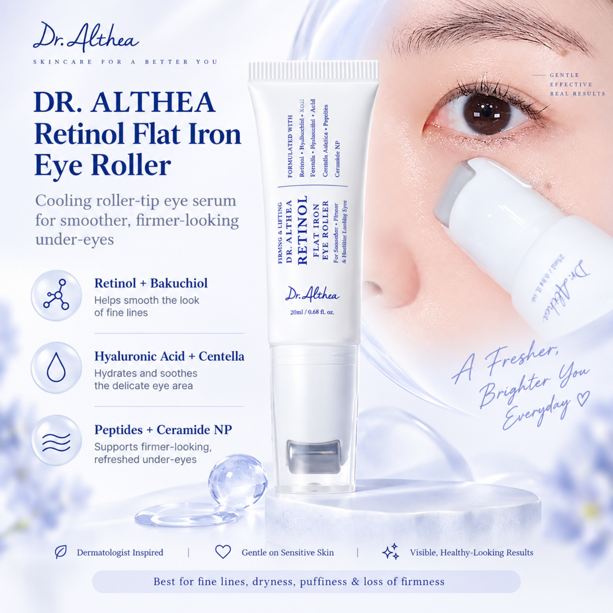 DR. ALTHEA Retinol Flat Iron Eye Roller 25ml