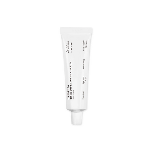 DR. ALTHEA To Be Youthful Eye Serum is a brightening and hydrating eye treatment that helps reduce signs of fatigue and aging. Formulated with Niacinamide and Adenosine, it improves elasticity and smooths fine lines, while Sodium Hyaluronate, Beta-Glucan, and Panthenol deliver deep moisture and soothing care. Nourishing oils like Avocado and Marula support the delicate skin barrier, and botanical extracts add antioxidant protection. The lightweight texture absorbs quickly, leaving the eye area refreshed, fi