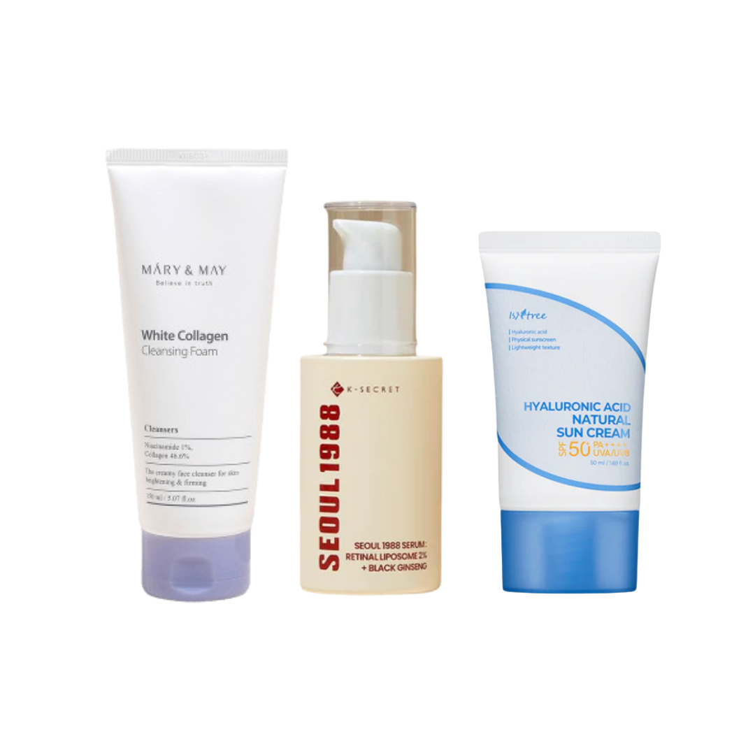 Target Fine Lines with This Routine. Support skin resilience and radiance with this age-defying trio.