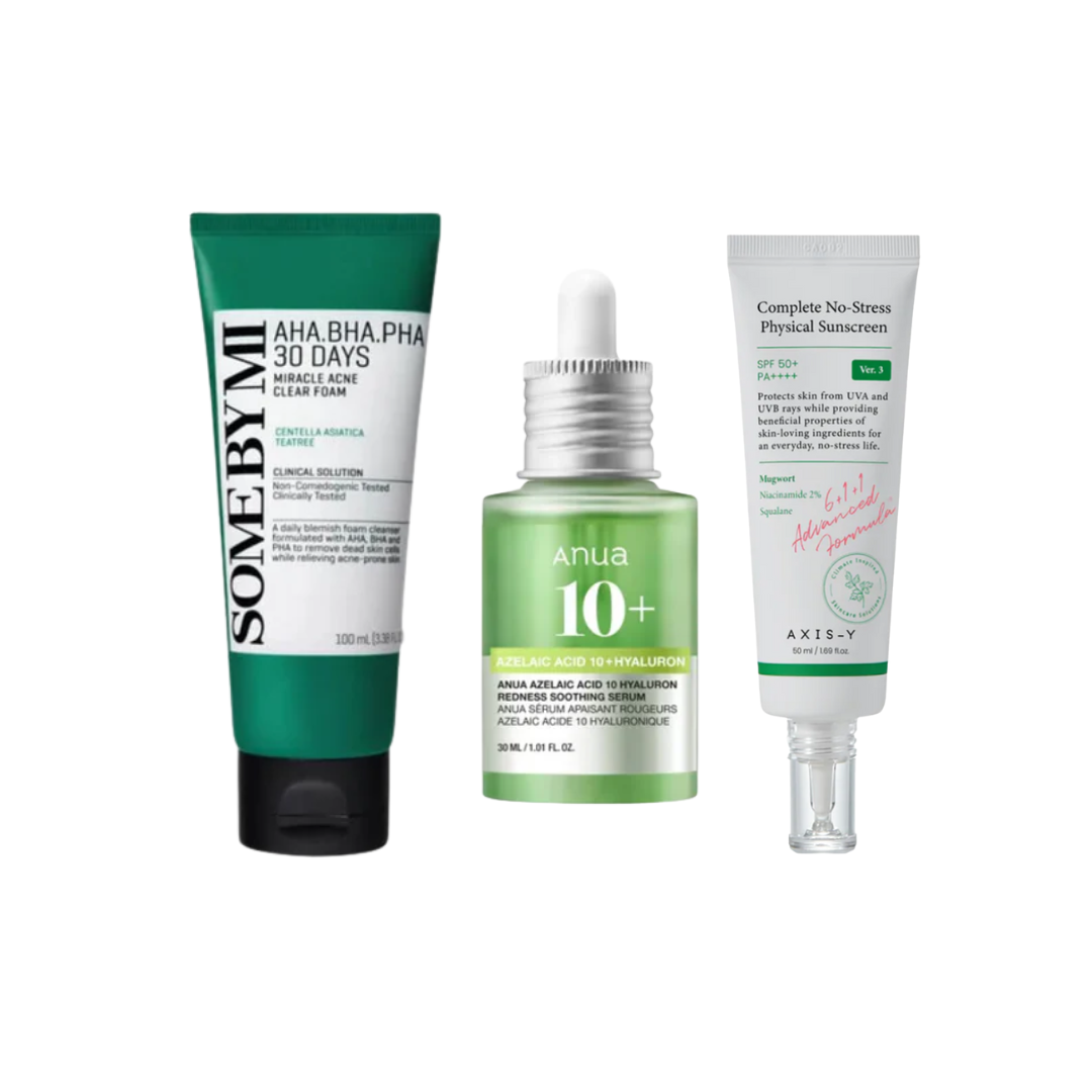 A Simple Routine for Blemish-Free Skin. Breakouts don’t need a complicated routine. With the right essentials, you can keep skin clear, calm, and protected.&nbsp;