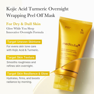 MEDICUBE Kojic Acid Turmeric Night Wrapping Mask 75ml