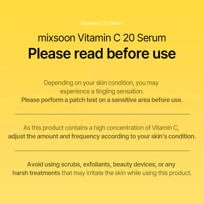 MIXSOON Vitamin C 20 Serum 10ml