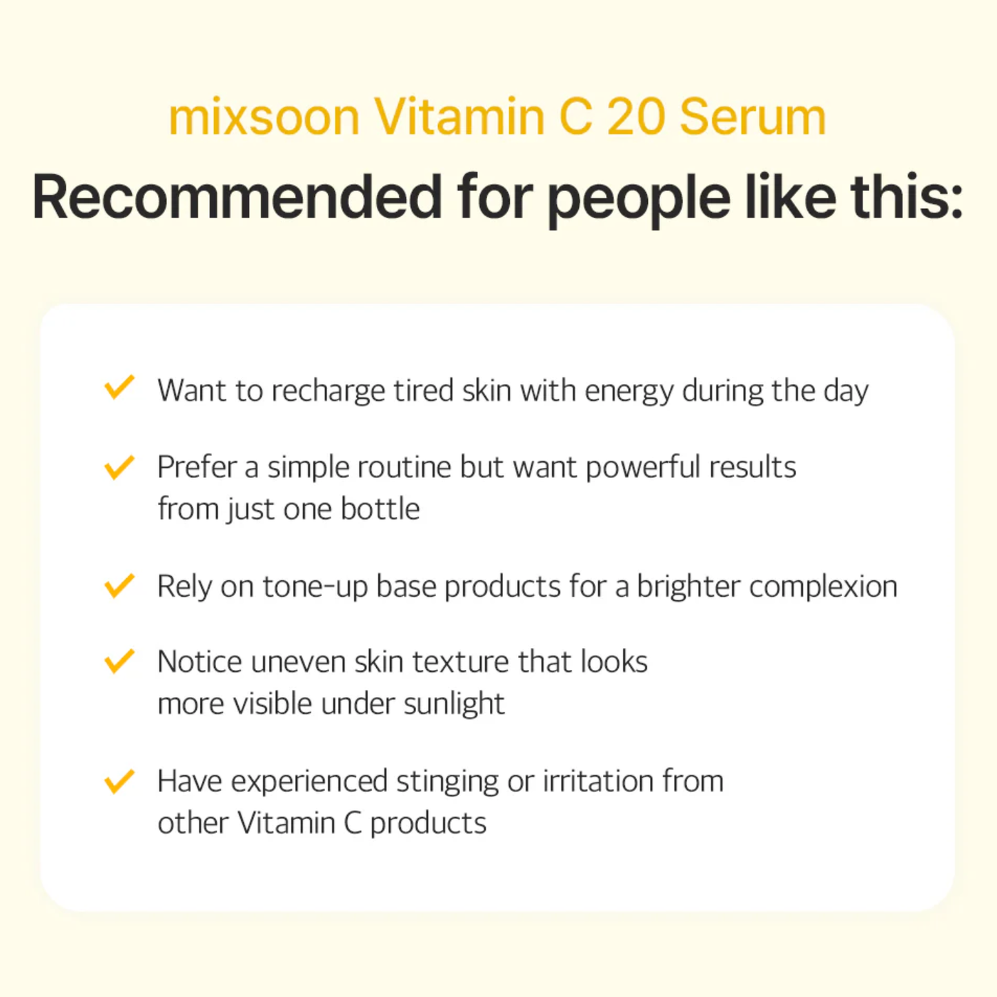 MIXSOON Vitamin C 20 Serum 10ml