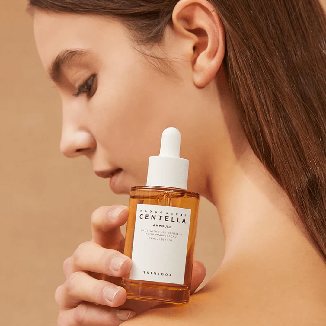 Korean soothing centella serum from sensitive skin type