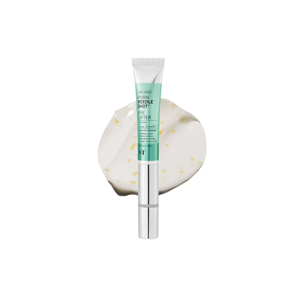 VT PDRN Reedle Shot Eye Lifter is an advanced firming eye treatment paired with a vibrating applicator that delivers 12,000 gentle pulses per minute. This device helps boost absorption, smooth fine lines, and improve elasticity for a more lifted, refreshed look. The formula features CICA Reedle, Phyto PDRN Panax, and Gold Collagen PDRN to firm and revitalize tired eyes. Ceramides, Hyaluronic Acid, and Elastin deeply hydrate, while Tranexamic Acid, Glutathione, and Niacinamide brighten dark circles and even 
