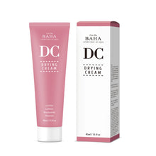 Load image into Gallery viewer, COS DE BAHA (DC) Drying Cream is designed for acne-prone skin, offering targeted treatment to reduce blemishes and excess oil. Formulated with Aloe Barbadensis Leaf Extract to soothe and hydrate the skin, Niacinamide to brighten and reduce inflammation, and Caffeine to tighten pores. The addition of Green Tea Extract provides antioxidant benefits, while Allantoin promotes skin healing. This cream is perfect for spot treatments, helping to quickly dry out and diminish the appearance of pimples and blackheads