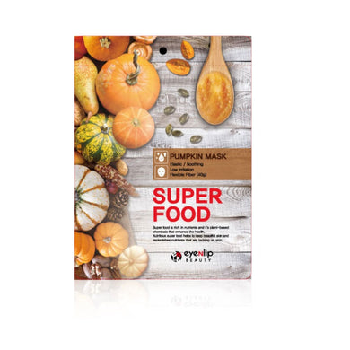 EYENLIP Super Food Pumpkin Mask is designed to revitalize and nourish your skin. Enriched with Pumpkin Fruit Extract, this mask offers a bounty of vitamins and antioxidants that help brighten the complexion and promote skin renewal. It also includes Centella Asiatica and other botanical extracts such as Green Tea and Licorice, which soothe and even out skin tone. Sodium Hyaluronate ensures deep hydration, leaving your skin feeling soft, plump, and rejuvenated. Perfect for anyone looking to refresh their ski