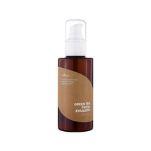 Load image into Gallery viewer, ISNTREE Green Tea Fresh Emulsion is a lightweight moisturizer designed to balance and hydrate oily and combination skin. Infused with Green Tea Extract, it delivers antioxidant protection while soothing and refreshing the skin. Enriched with Centella Asiatica Extract, Allantoin, and Beta-Glucan, it calms irritation, strengthens the skin barrier, and maintains moisture levels without feeling heavy. The smooth, fast-absorbing texture leaves your skin soft, balanced, and shine-free, making it perfect for daily