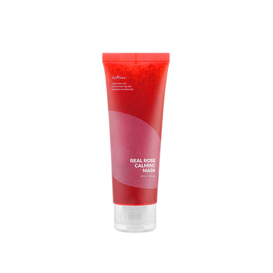 ISNTREE Real Rose Calming Mask is a soothing gel mask infused with Rosa Damascena Flower Water and Rosa Gallica Flower Powder to calm and hydrate the skin. This mask is designed to provide a cooling effect while reducing redness and irritation, making it perfect for sensitive skin. Enriched with natural extracts like Phellodendron Bark and Cocoa Seed, along with Sodium Hyaluronate, it delivers deep moisture and nourishment, leaving your skin soft, refreshed, and radiant. Ideal for those seeking a gentle, ca