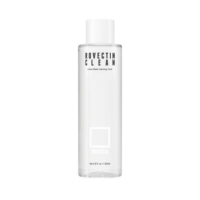 ROVECTIN Lotus Water Calming Toner is a gentle, hydrating toner that features Lotus Flower Water (392,000ppm) to soothe and refresh the skin. Enriched with Hyaluronic Acid in various forms, it provides deep hydration, while Xylitol and Allantoin help calm and nourish. This lightweight toner balances the skin’s moisture levels, leaving it feeling smooth and revitalized. Ideal for sensitive and dry skin.